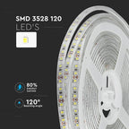 7.2W Taśma LED / Barwa:3000K / IP65 / Rolka:5m
