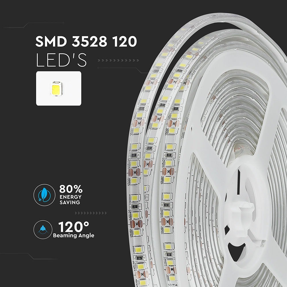 7.2W Taśma LED / Barwa:3000K / IP65 / Rolka:5m