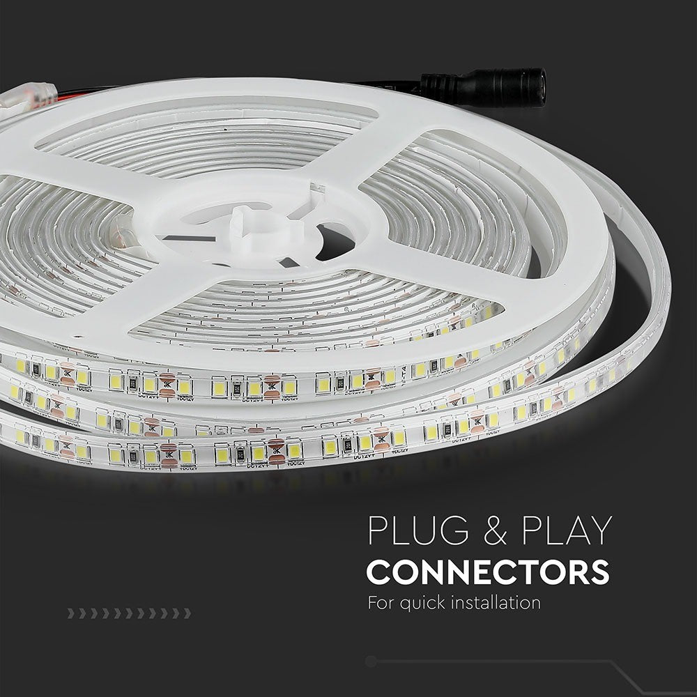 7.2W Taśma LED / Barwa:3000K / IP65 / Rolka:5m