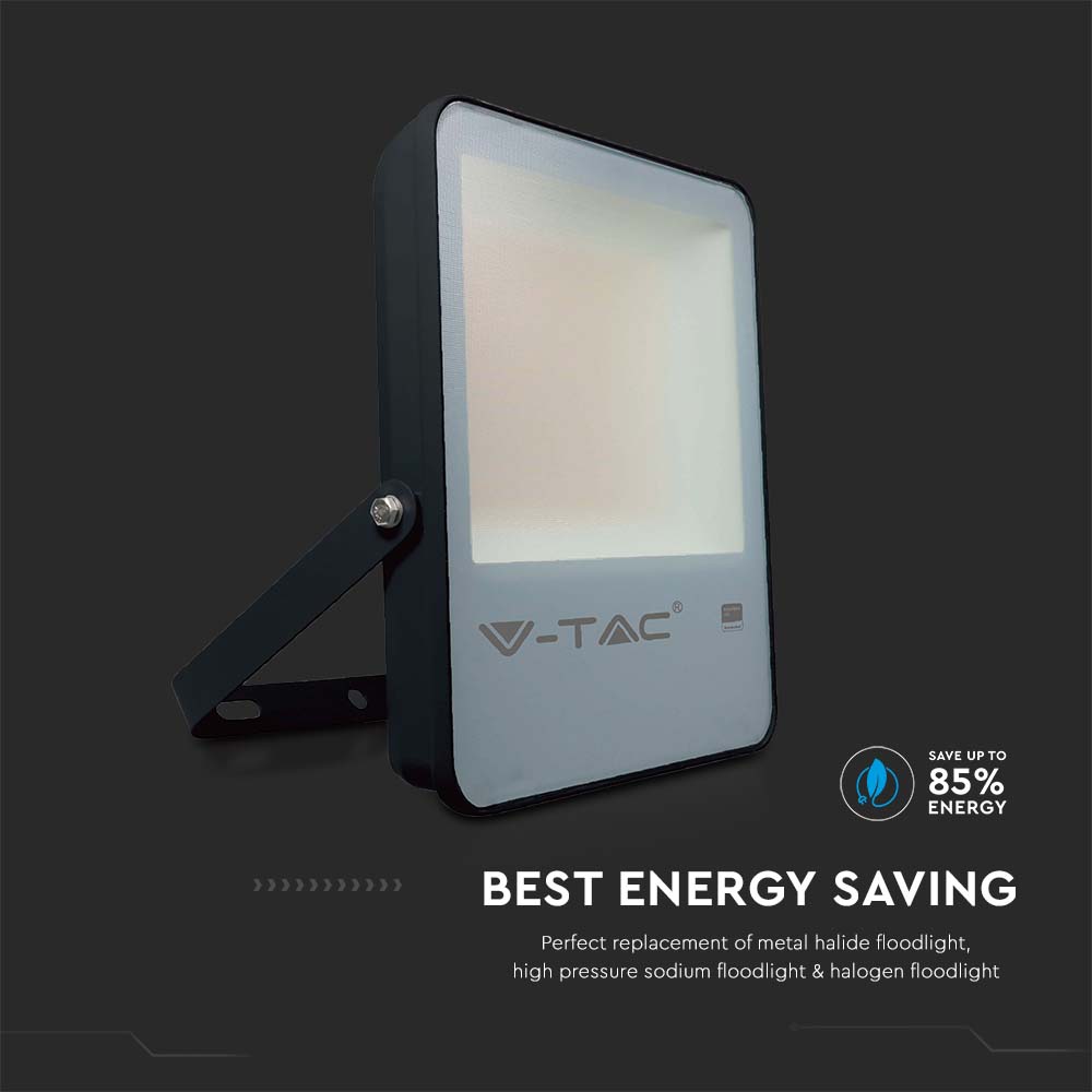 50W Naświetlacz LED SMD / Chip SAMSUNG / Barwa:6500K / Obudowa: Czarna / Skuteczność z diody 160lm/W