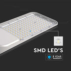 150W Lampa uliczna LED z regulowanym uchwytem / Chip SAMSUNG / Barwa:6500K / Obudowa: Szara