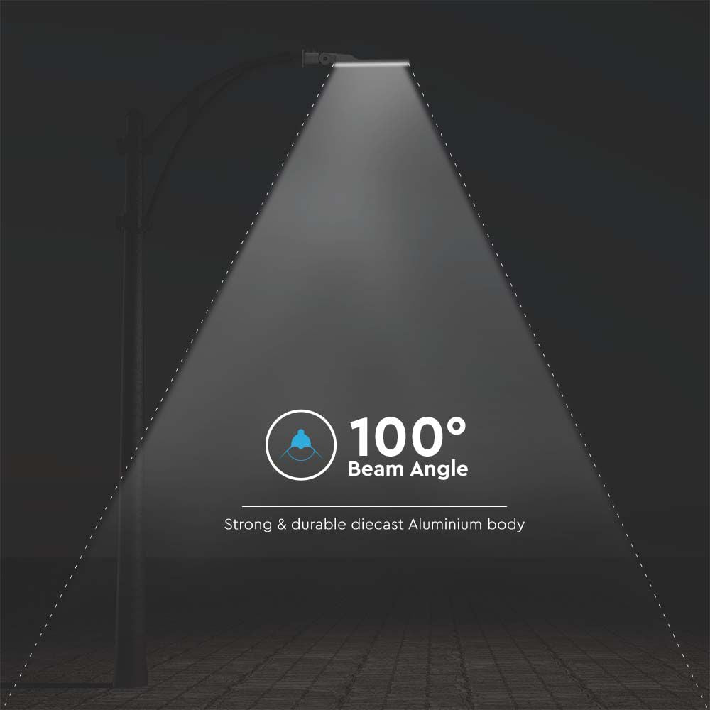 30W Lampa uliczna LED z czujnikiem i regulowanym uchwytem / Chip SAMSUNG / Barwa:4000K / Obudowa: Szara