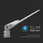 30W Lampa uliczna LED z czujnikiem i regulowanym uchwytem / Chip SAMSUNG / Barwa:4000K / Obudowa: Szara