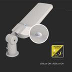 50W Lampa uliczna LED z czujnikiem i regulowanym uchwytem / Chip SAMSUNG / Barwa:4000K / Obudowa: Szara