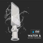 100W Lampa uliczna LED z czujnikiem i regulowanym uchwytem / Chip SAMSUNG / Barwa:4000K / Obudowa: Szara