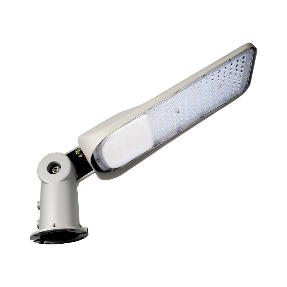100W Lampa uliczna LED z czujnikiem i regulowanym uchwytem / Chip SAMSUNG / Barwa:4000K / Obudowa: Szara