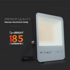 50W Naświetlacz LED SMD / Barwa:6500K / Obudowa: Czarna / Skuteczność z diody 185lm/W