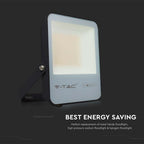 100W Naświetlacz LED SMD / Barwa:6500K / Obudowa: Czarna / Skuteczność z diody 185lm/W
