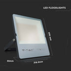 150W Naświetlacz LED SMD / Barwa:4000K / Obudowa: Czarna / Skuteczność z diody 185lm/W