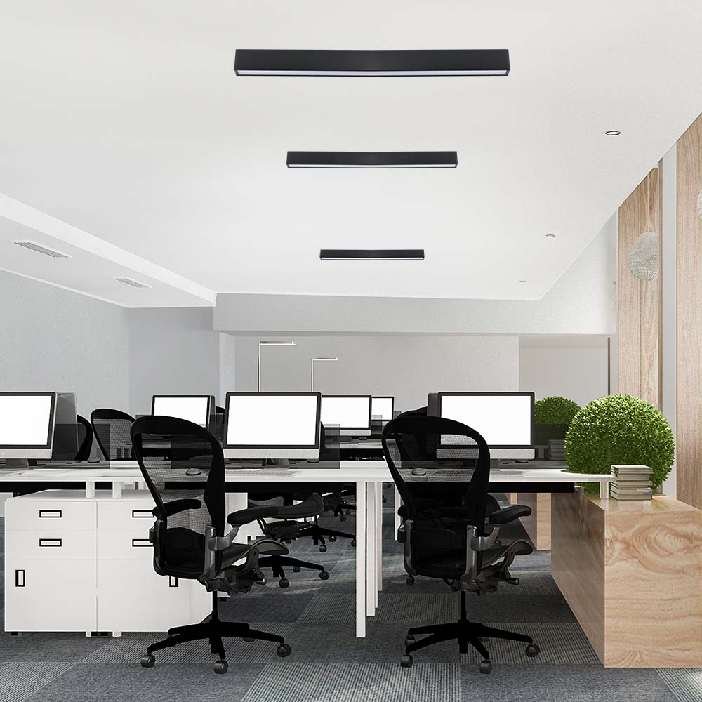 40W Lampa Biurowa / Chip SAMSUNG / Barwa:3000K / Obudowa: Czarna