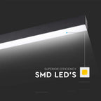 40W Lampa Biurowa / Chip SAMSUNG / Barwa:3000K / Obudowa: Czarna