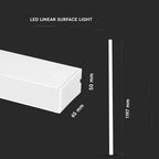 40W Lampa Biurowa / Chip SAMSUNG / Barwa:4000K / Obudowa: Czarna