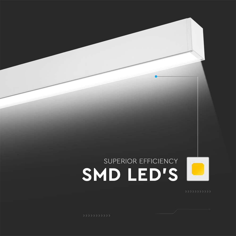 40W Lampa Biurowa / Chip SAMSUNG / Barwa:4000K / Obudowa: Czarna