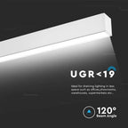40W Lampa Biurowa / Chip SAMSUNG / Barwa:4000K / Obudowa: Czarna