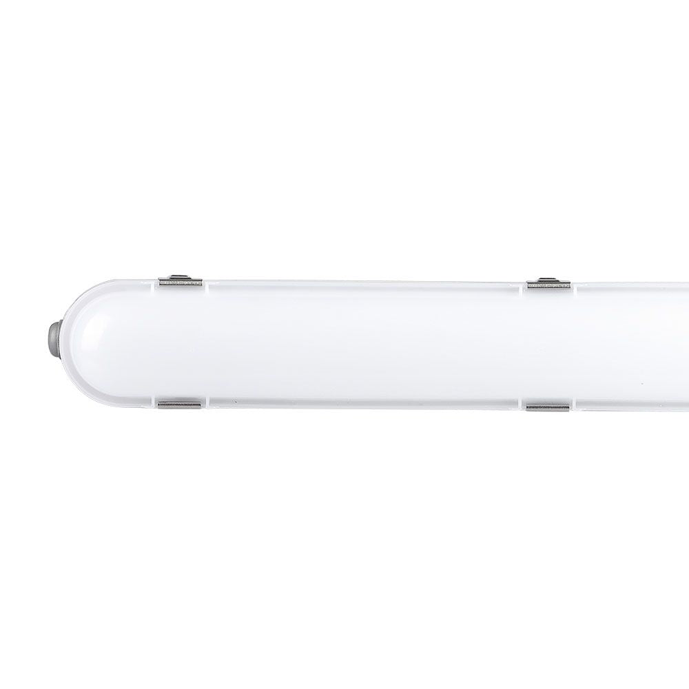 48W Lampa hermetyczna 150cm z czujnikiem ruchu / Chip Samsung / Klosz Mleczny / Klipsy: stal nierdzewny / Barwa:4000K