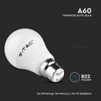 10.5W A60 Żarówka LED / Chip SAMSUNG / Barwa:4000K / Trzonek:B22