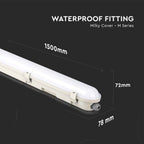 70W Lampa hermetyczna 150cm / Chip Samsung / Klosz Mleczny / Barwa:6400K / Wydajność: 120lm/w