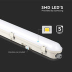 70W Lampa hermetyczna 150cm / Chip Samsung / Klosz Mleczny / Barwa:6400K / Wydajność: 120lm/w