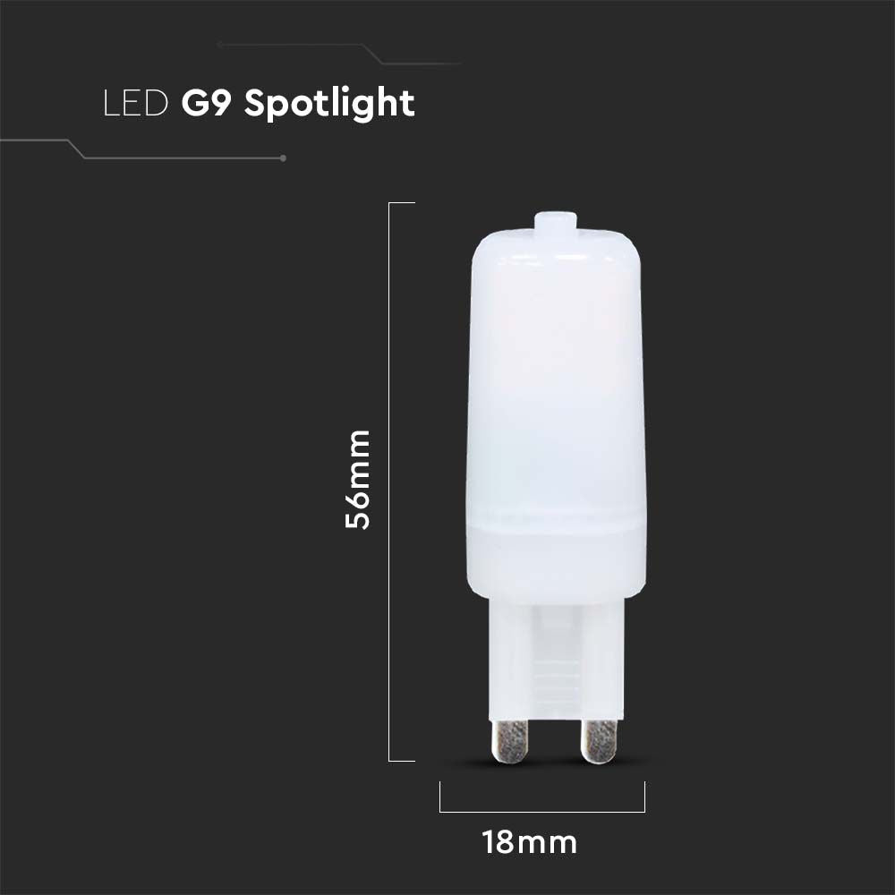 2.2W Żarówka LED / Chip SAMSUNG / Barwa:4000K / Trzonek:G9