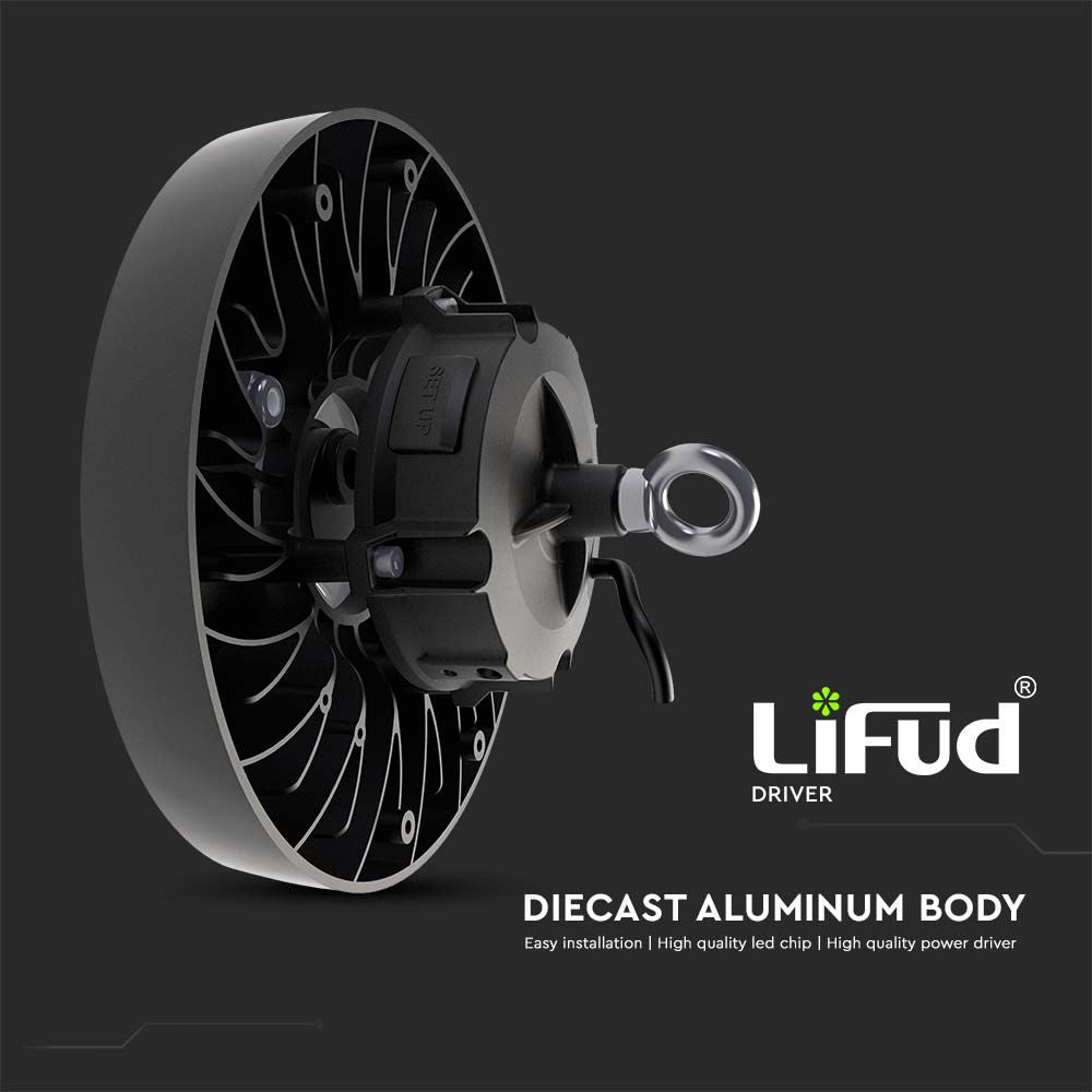 100W Oprawa Highbay LED / Chip SAMSUNG / Zasilacz LIFUD /Barwa:4000K / Wydajność: 140lm/w / 5 Lat gwarancji