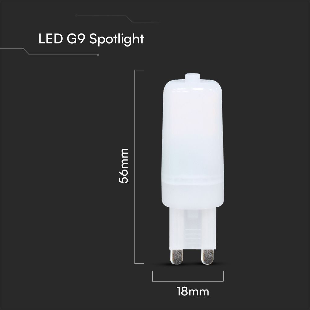2.2W Żarówka LED / Chip SAMSUNG / Barwa:6500K / Trzonek:G9
