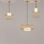 Maytoni Lampa wisząca Levitation - Metal - Mosiądz MOD376PL-01G1