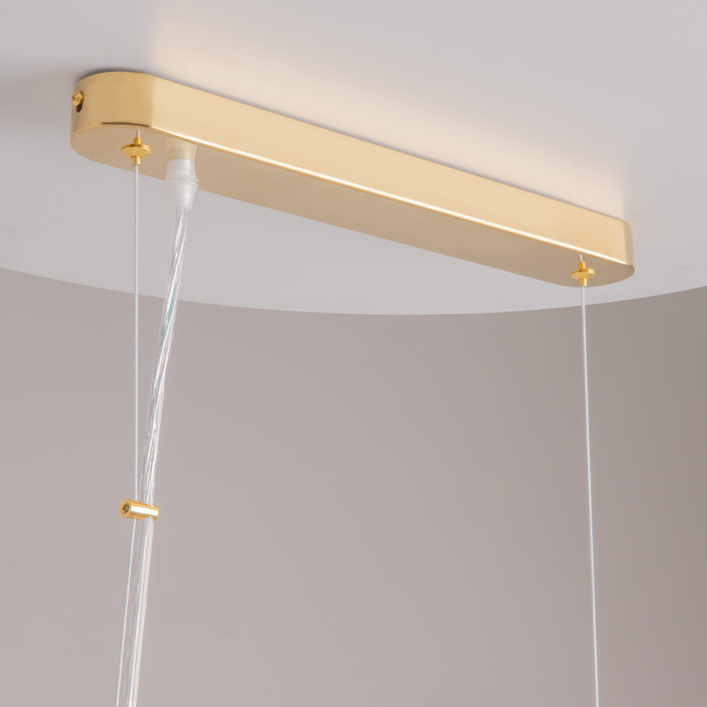 Maytoni Lampa wisząca Dune - Metal - Złoty DIA005PL-06G