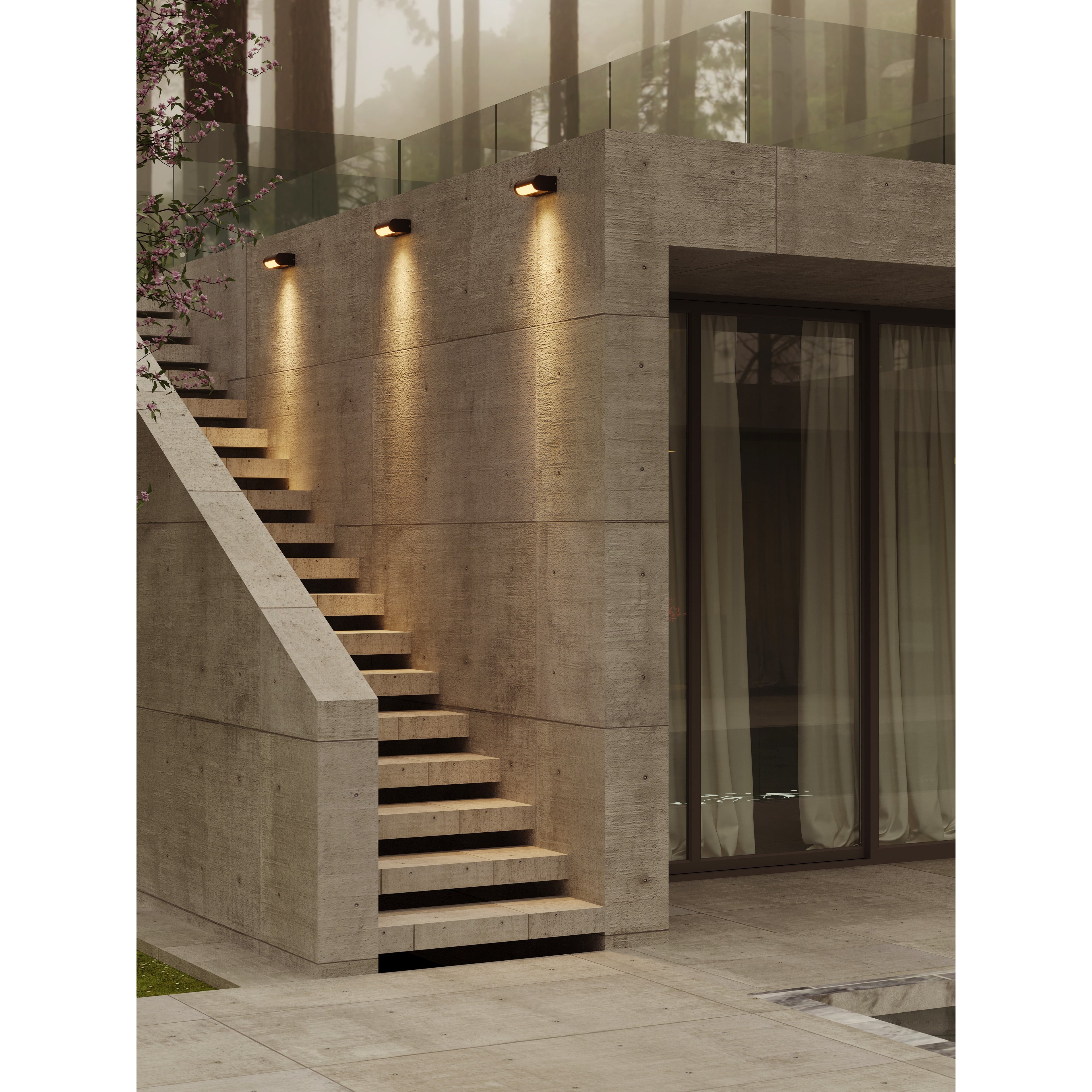 Maxlight Kinkiet Solden - Aluminium + pc - Czarny W0462