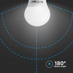 4.5W G45 Żarówka LED / Chip SAMSUNG / Barwa:3000K / Trzonek:B22