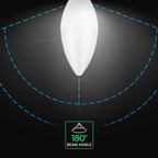 6.5W C35 Żarówka LED / Chip CREE / Barwa:3000K / Trzonek:E14 / 6 Lat gwarancji