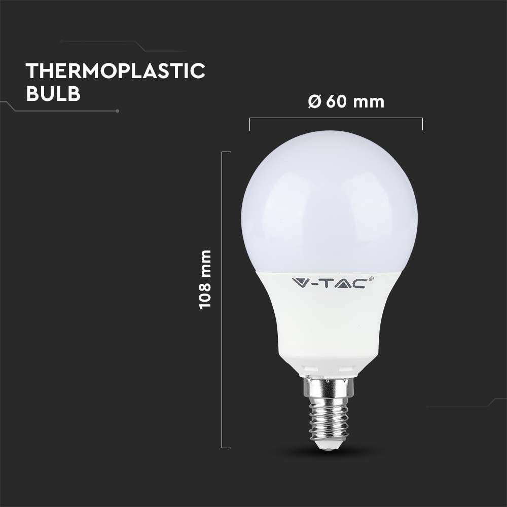 8.5W A60 Żarówka LED / Chip SAMSUNG / Barwa:4000K / Trzonek:E14
