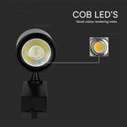 35W Lampa LED na szynoprzewód / Barwa: 6000K / Obudowa: Czarna