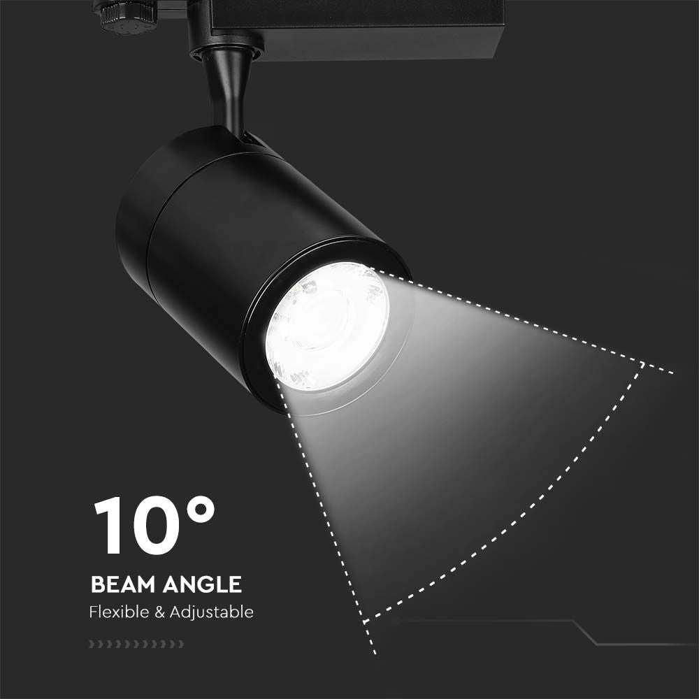35W Lampa LED na szynoprzewód / Barwa:4200K / Obudowa: Czarna