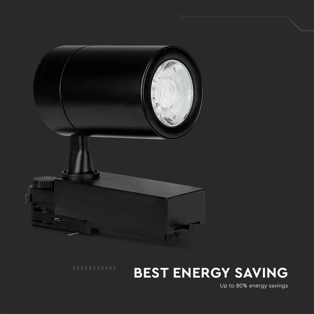 35W Lampa LED na szynoprzewód / Barwa:4200K / Obudowa: Czarna
