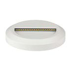 2W Oprawa Schodowa LED / Barwa:4000K / Obudowa: Biała / Okrągły