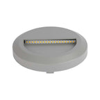 2W Oprawa Schodowa LED / Barwa:3000K / Obudowa: Szara / Okrągły