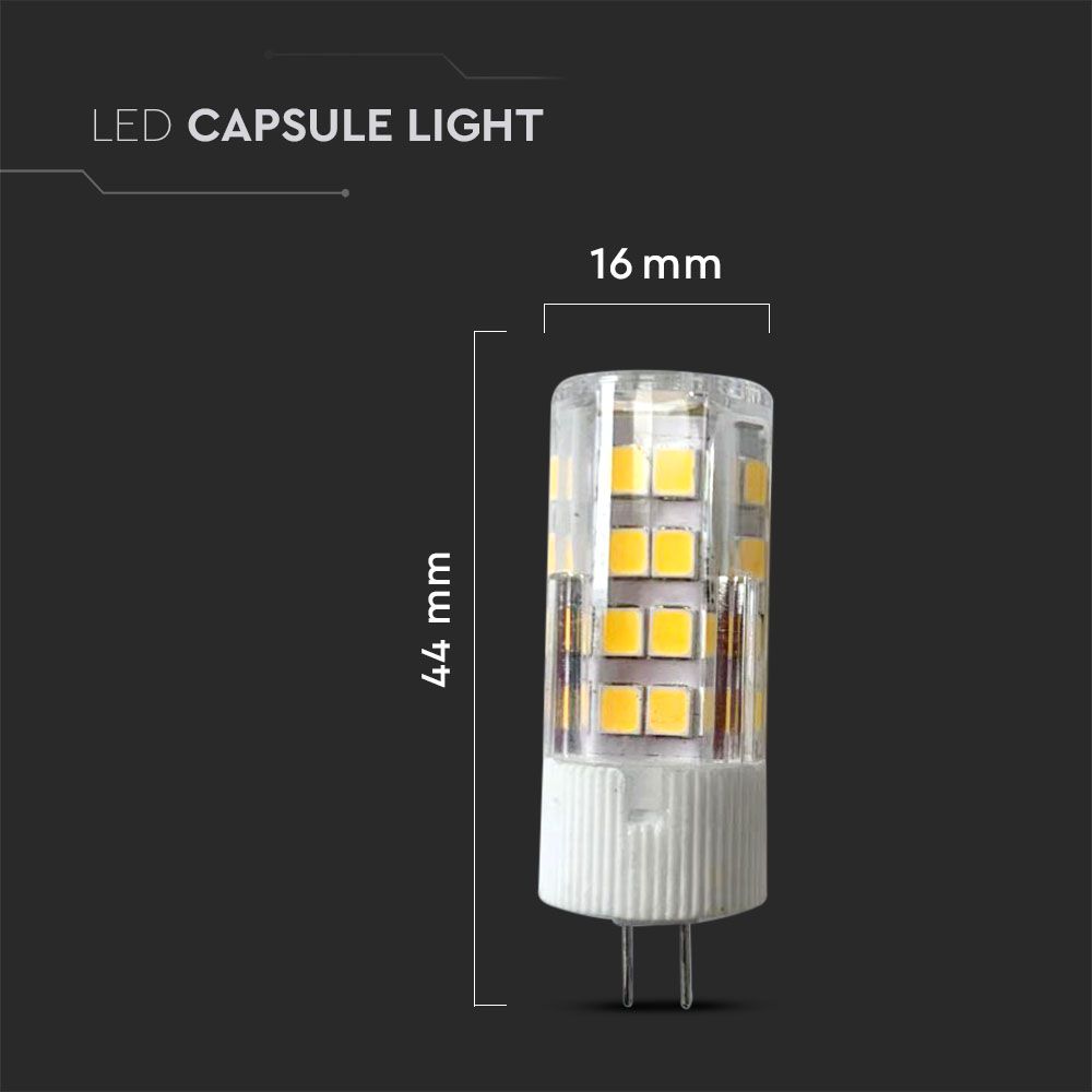 3.2W Żarówka LED / Chip SAMSUNG / Barwa:3000K / Trzonek:G4