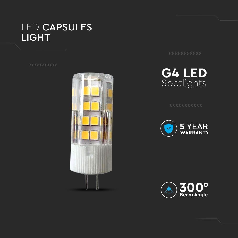 3.2W Żarówka LED / Chip SAMSUNG / Barwa:4000K / Trzonek:G4