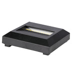 2W Oprawa Schodowa LED / Barwa:3000K / Obudowa: Czarna / Kwadrat