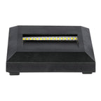 2W Oprawa Schodowa LED / Barwa:4000K / Obudowa: Czarna / Kwadrat