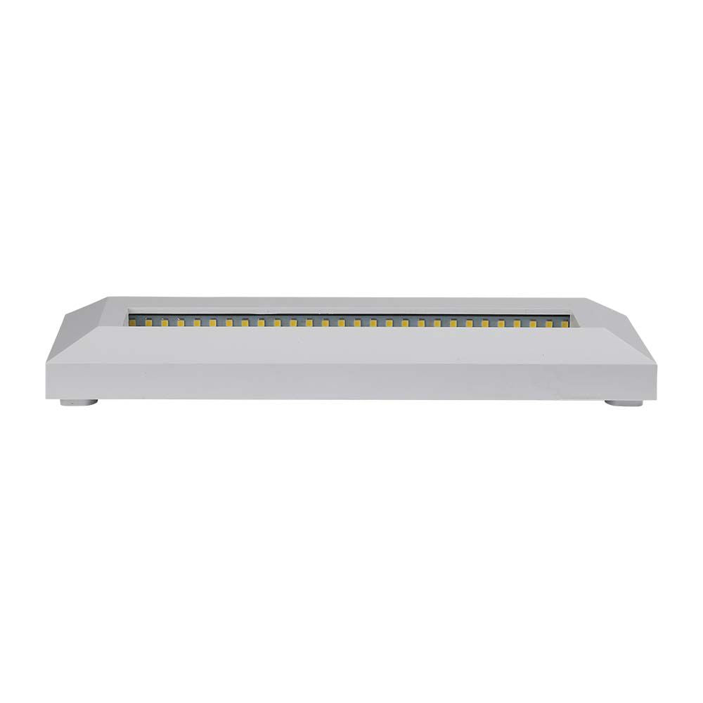 3W Oprawa Schodowa LED / Barwa:4000K / Obudowa: Biała / Kwadrat