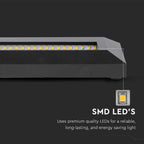 3W Oprawa Schodowa LED / Barwa:4000K / Obudowa: Czarna / Kwadrat