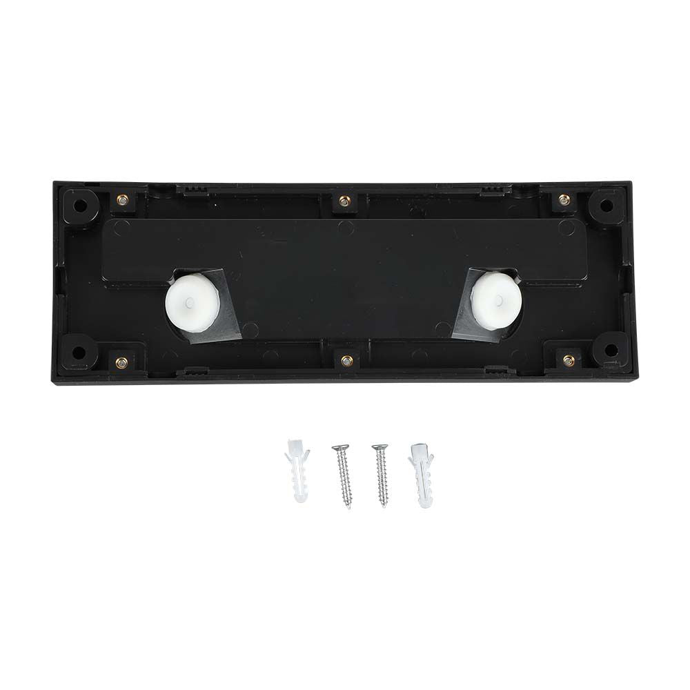 3W Oprawa Schodowa LED / Barwa:3000K / Obudowa: Czarna / Kwadrat