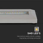 3W Oprawa Schodowa LED / Barwa:4000K / Obudowa: Szara / Kwadrat
