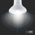 11W R80 Żarówka LED / Chip SAMSUNG / Barwa:3000K / Trzonek:E27