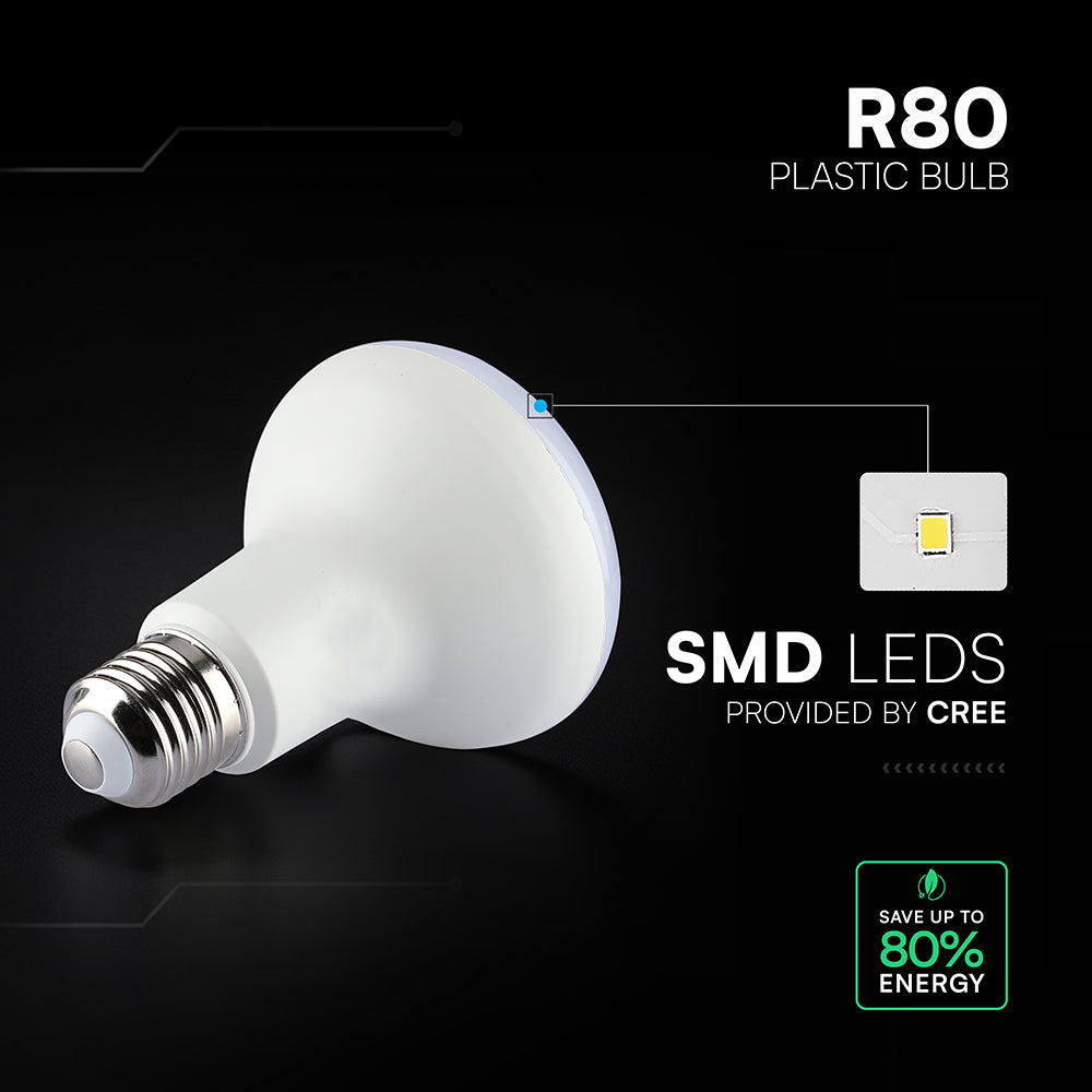 11W R80 Żarówka LED / Chip CREE / Barwa:4000K / Trzonek:E27 / 6 Lat gwarancji