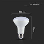 11W R80 Żarówka LED / Chip SAMSUNG / Barwa:6500K / Trzonek:E27