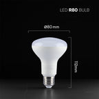 11W R80 Żarówka LED / Chip CREE / Barwa:6500K / Trzonek:E27 / 6 Lat gwarancji