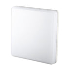 15W Plafon LED / IP44 / Chip Samsung / Barwa:3000K / Klosz PC / Kwadrat