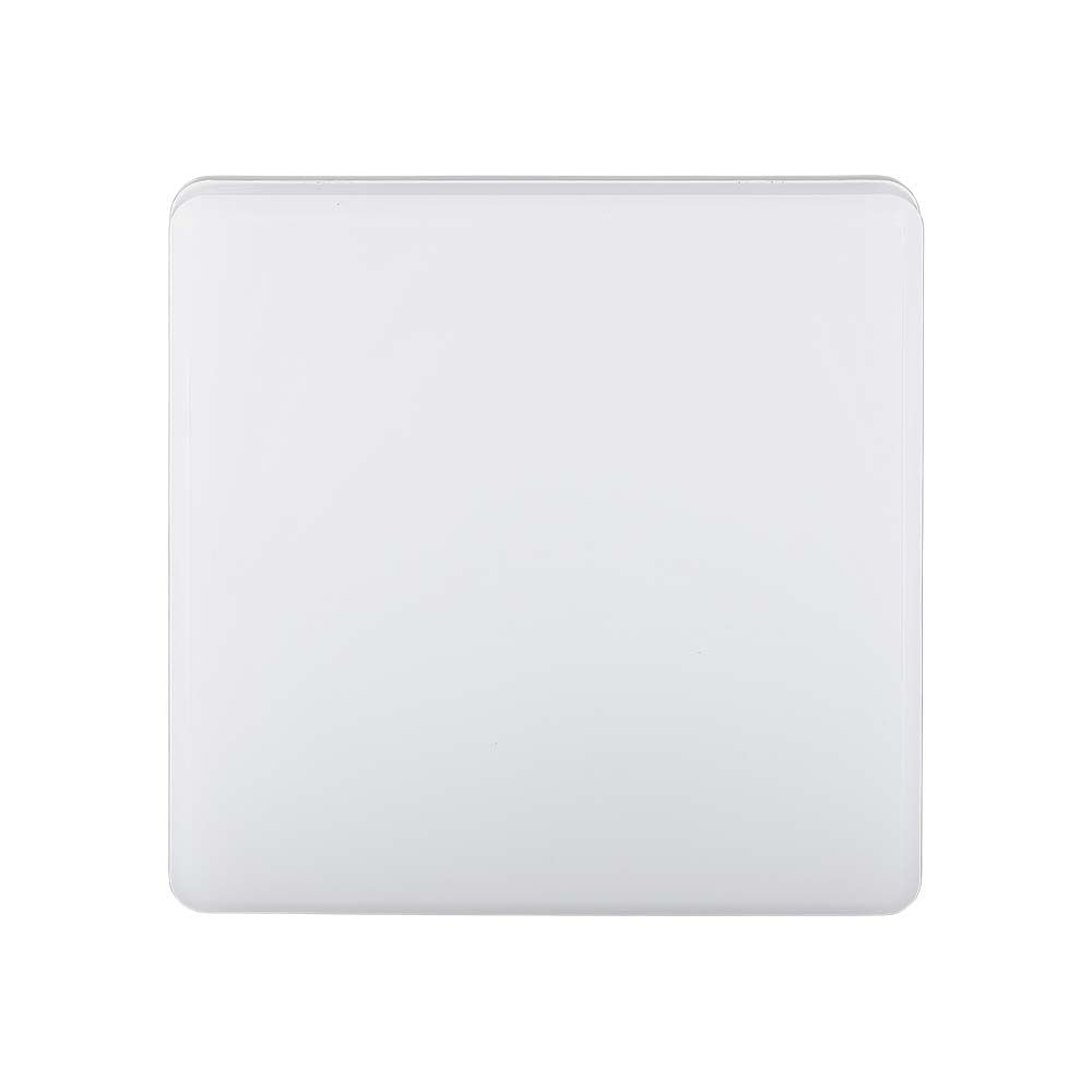15W Plafon LED / IP44 / Chip Samsung / Barwa:3000K / Klosz PC / Kwadrat